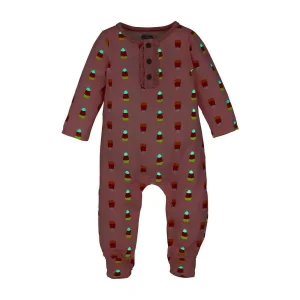 Mud Pie Girl's Candy Corn Glow Sleeper