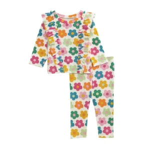 Mud Pie Girl's Floral Two-Piece Set
