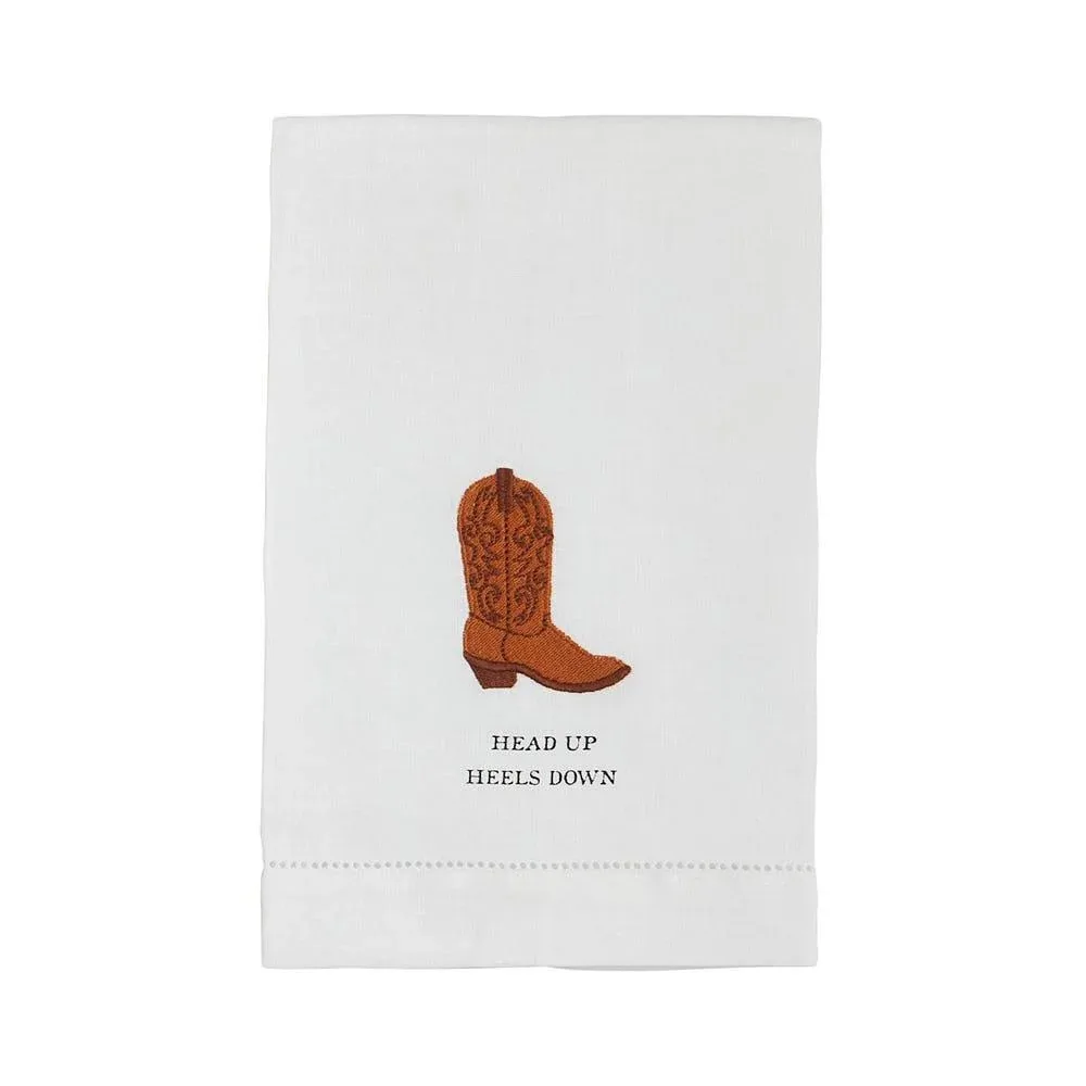 Mud Pie Head Up Horse Embroidery Towel