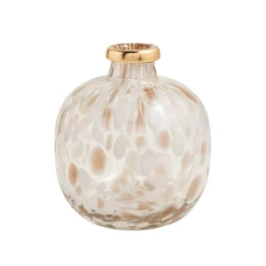 Mud Pie Large White and Gold Tortoise Vase