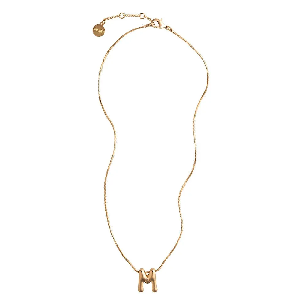 Mud Pie M Initial Necklace - Image 2