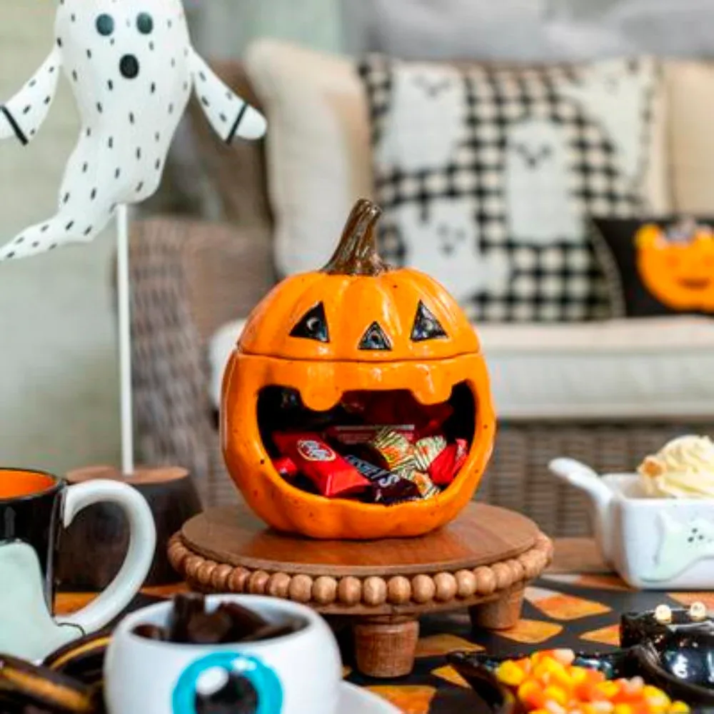 Mud Pie Open Candy Pumpkin Container - Image 2