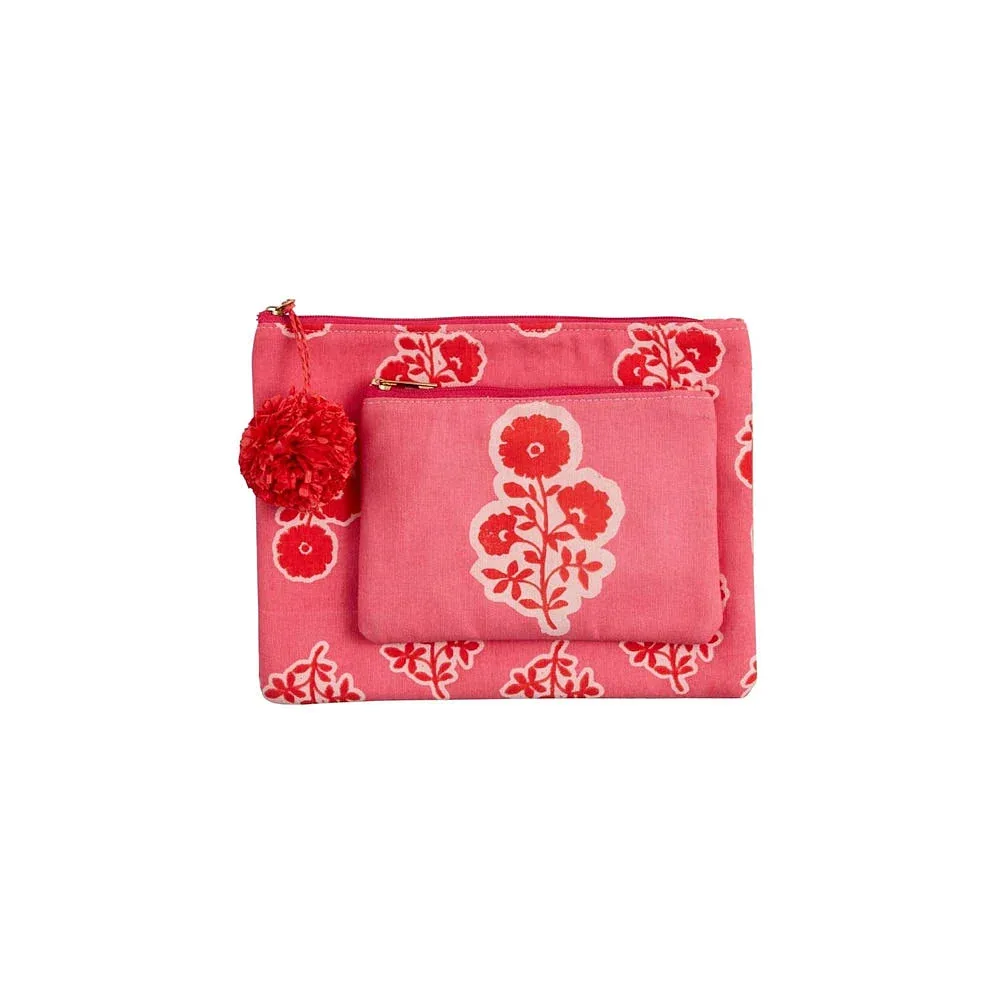 Mud Pie Pink Block Print Cast Set - Image 2