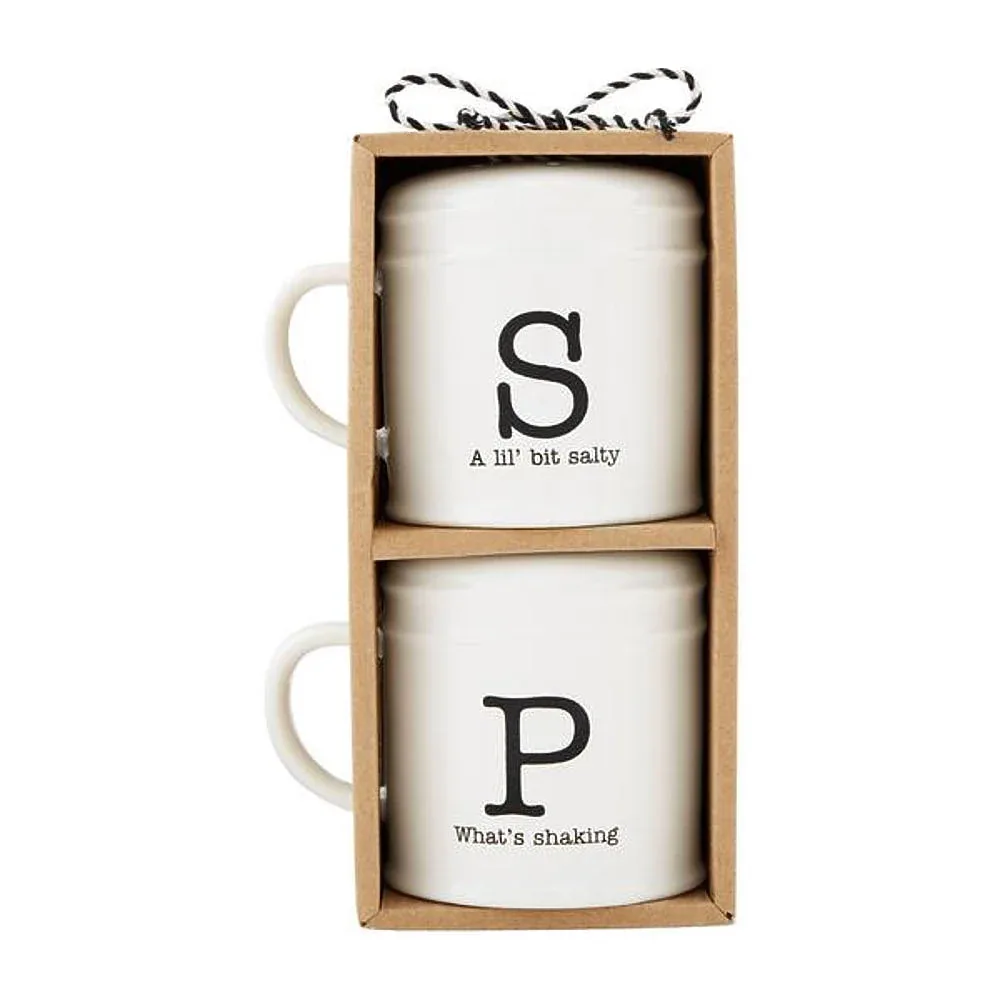 Mud Pie Salt & Pepper Set - Image 2