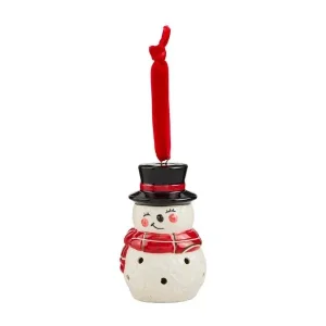Mud Pie Snowman Classic Light Ornament
