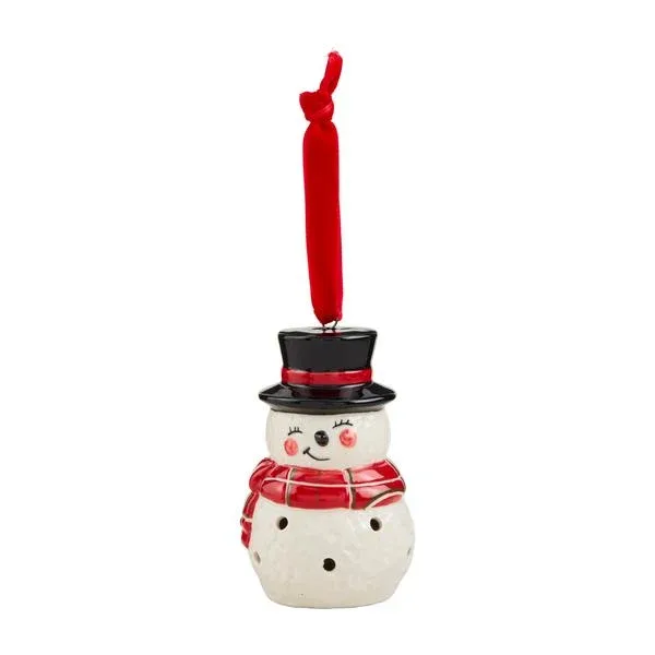 Mud Pie Snowman Classic Light Ornament