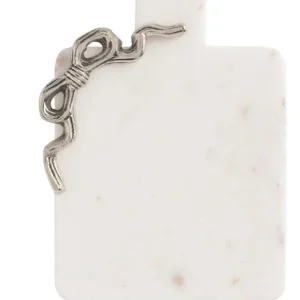 Mud Pie Square Mini Bow Marble Board