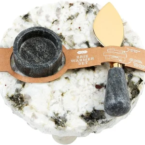 Mud Pie Stone Brie Warmer Set