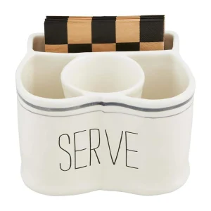 Mud Pie Utensil and Napkin Holder