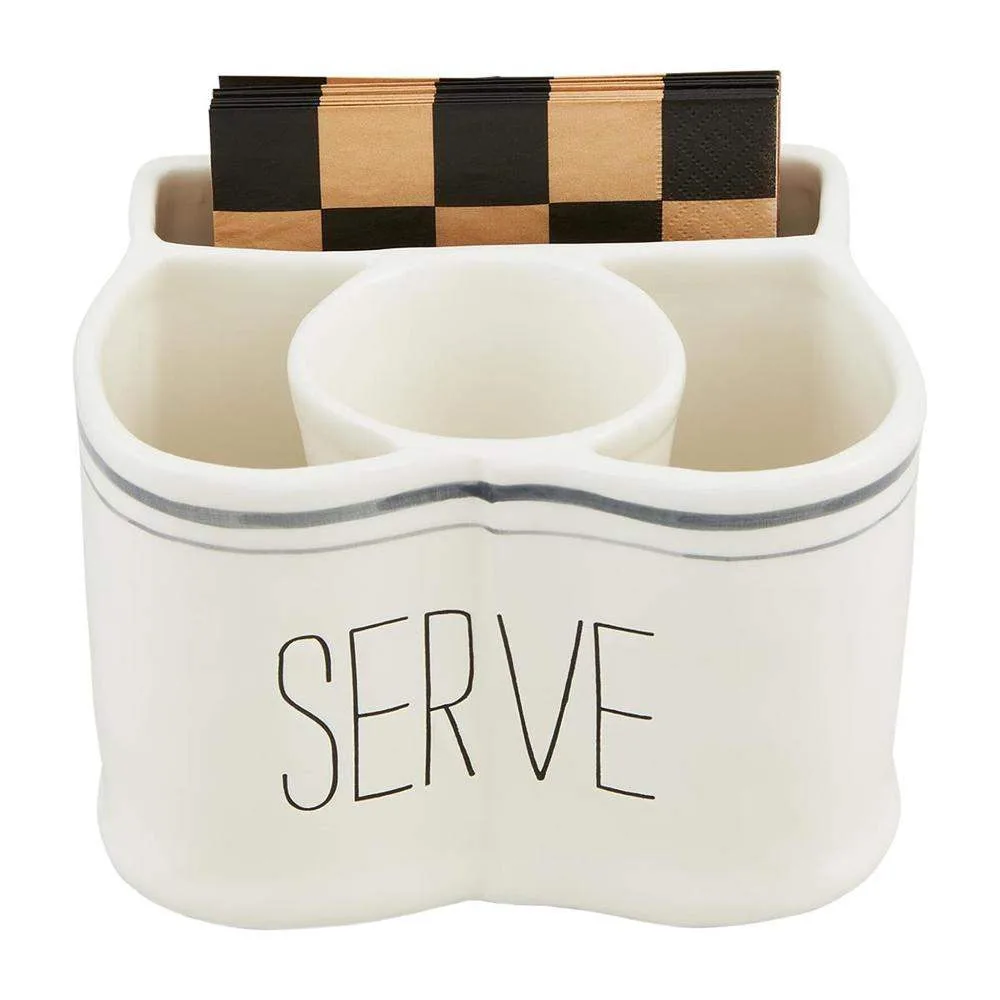 Mud Pie Utensil and Napkin Holder