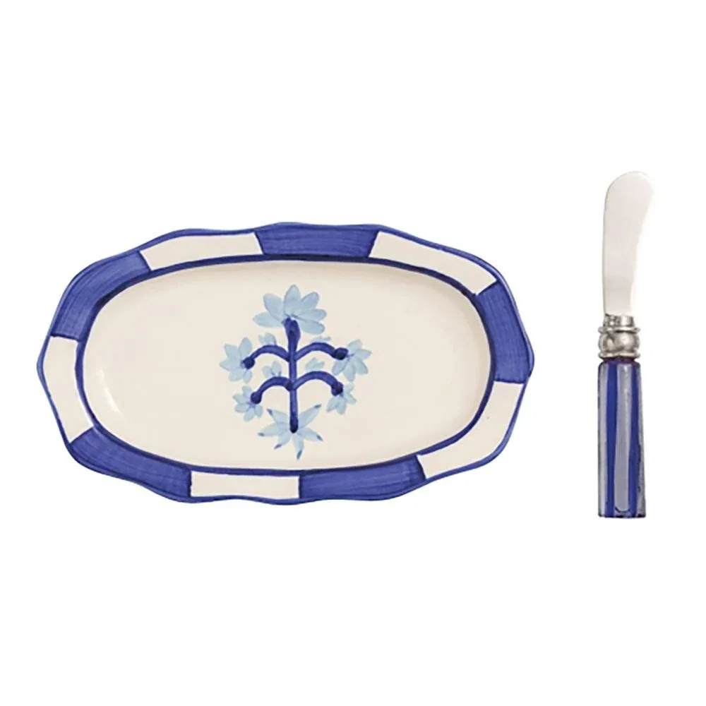 Mud Pie Vine Border Everything Plate