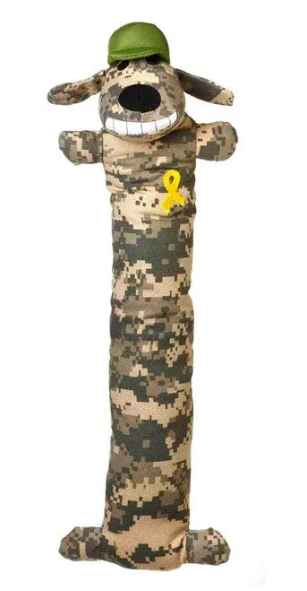 Multipet Loofa Support Our Troops Dog Toy Multi-Color 18 in - Image 2