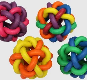 Multipet Nobbly Wobbly Dog Toy Assorted 4 In