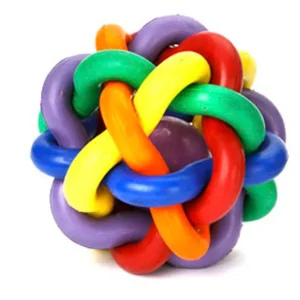 Multipet Nobbly Wobbly Dog Toy Assorted MD 3in