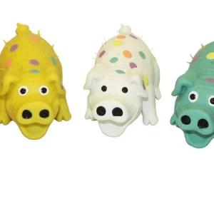 Multipet Pigs That Oink Dog Toy Assorted Mini 4 in