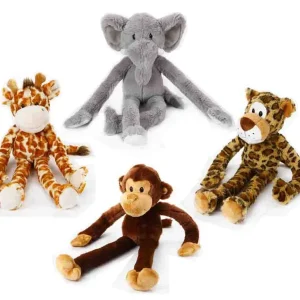 Multipet Swingin' Safari Dog Toy Assorted 19 in