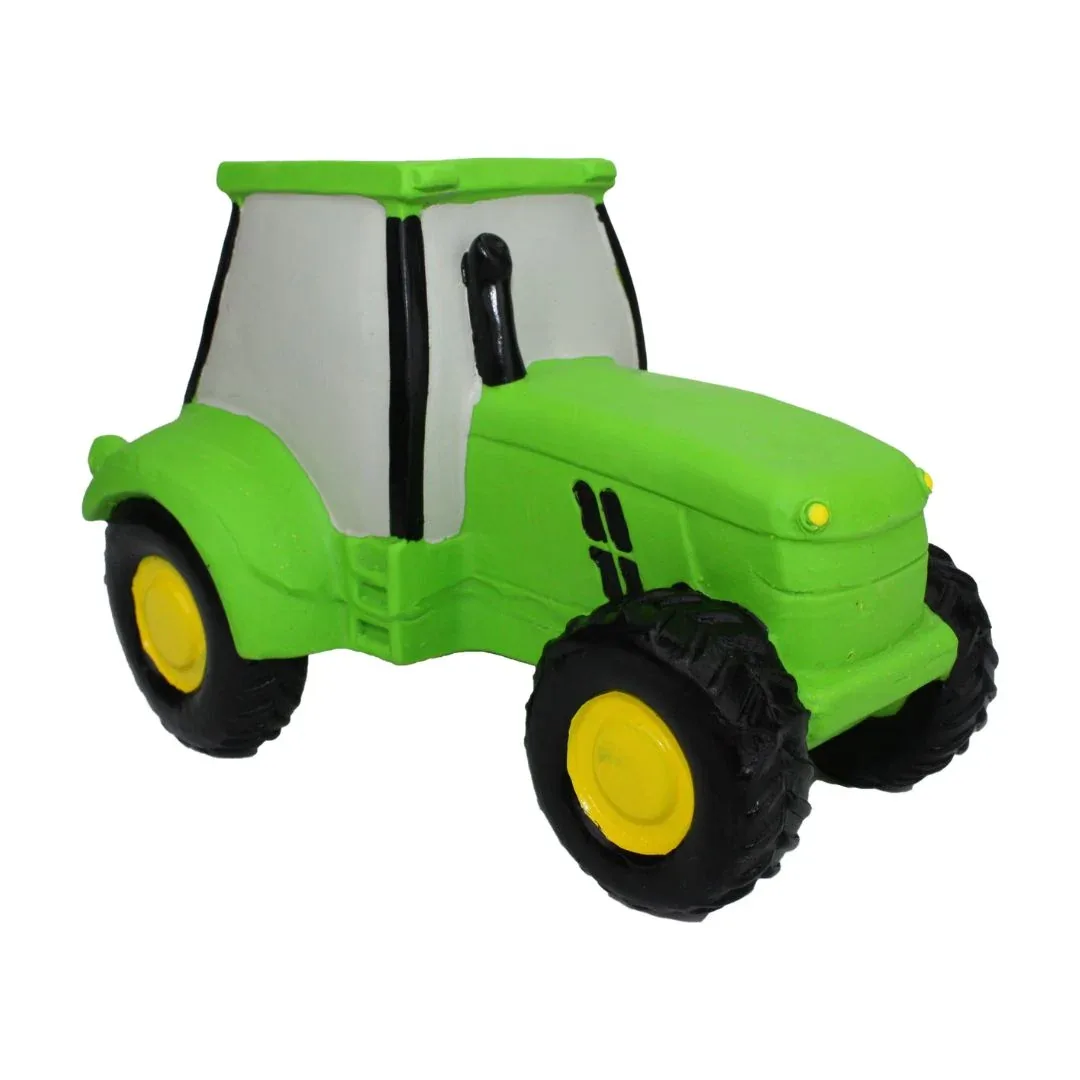 Multipet Tractor Dog Toy 6in. - Image 2