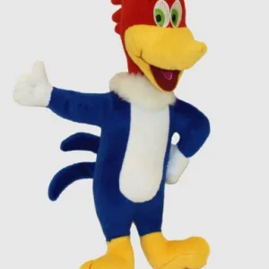 Multipet Woody Woodpecker Plush Dog Toy Bird Multi-Color 11 In