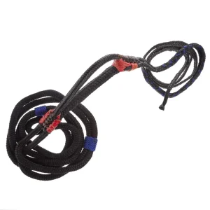Mx Bull Ropes Brazilian Left Handed 5/8 Double Braid Black and Royal Blue Junior Bull Rope