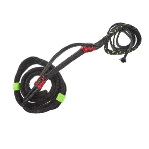 Mx Bull Ropes Brazilian Right Handed 5/8in. Double Braid Black and Lime Green Junior Bull Rope