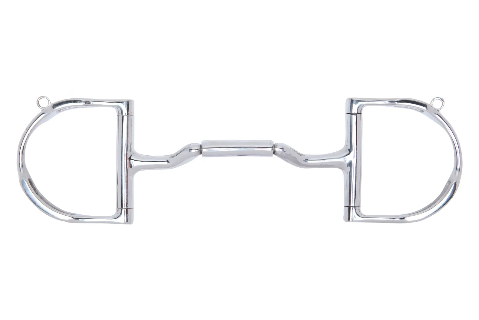 Myler® Mullen Barrel Low Port Medium D-Ring MB 36 with Hooks