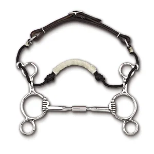 Myler® Stainless Steel 2-Ring Combination Bit Wide Barrel MB 02 Comfort Snaffle