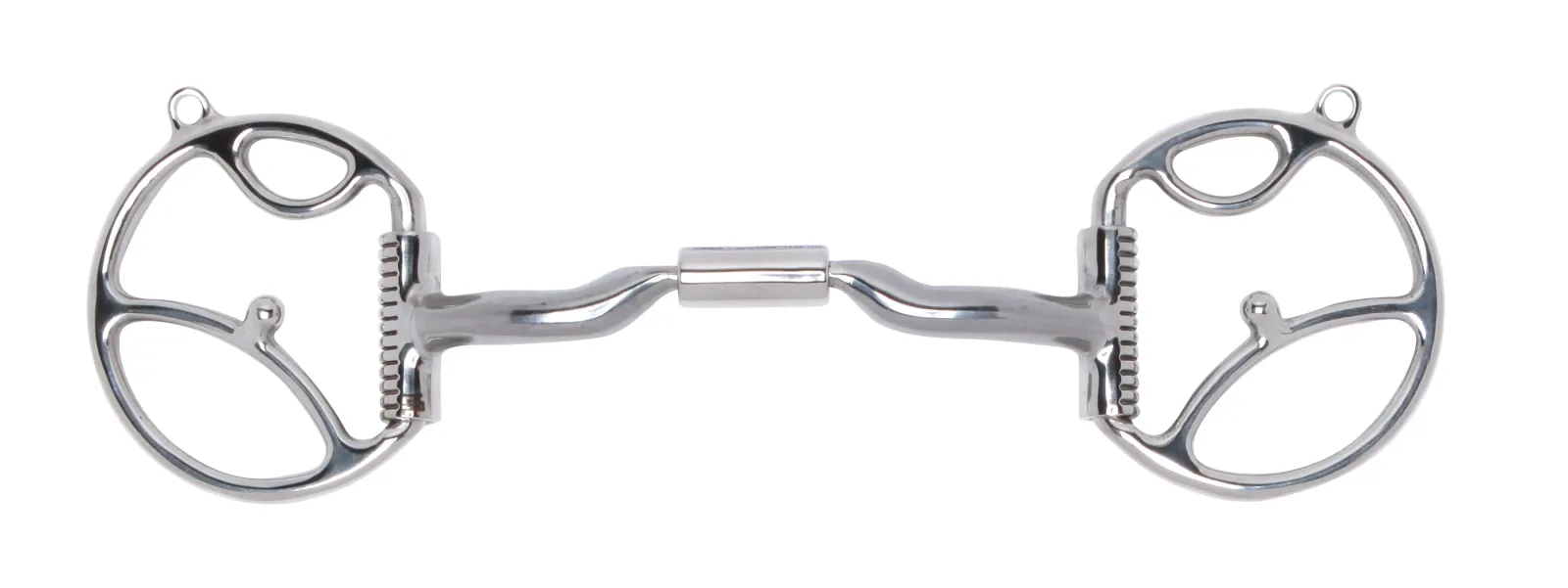 Myler Western Dee with Hooks and Low Port Comfort Snaffle MB 04