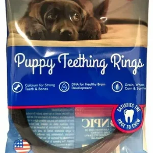 N-Bone Puppy Teething Ring Blueberry Flavor 1 count