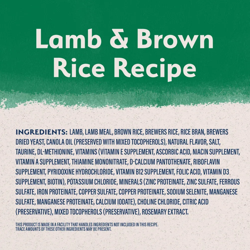 Natural Balance L.I.D. Limited Ingredient Diets Lamb & Brown Rice Formula Dry Dog Food - Image 2
