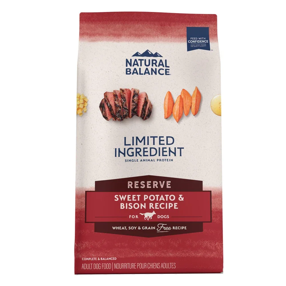 Natural Balance L.I.D. Limited Ingredient Diets Sweet Potato and Bison Dry Dog Food