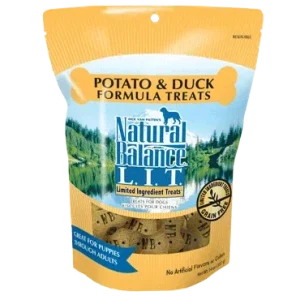 Natural Balance L.I.T. Limited Ingredient Treats Potato and Duck Dog Treats