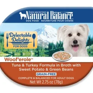 Natural Balance Pet Foods Delectable Delights Woof'Erole In Broth Dog Food 24Ea/2.75 Oz, 24 Pk