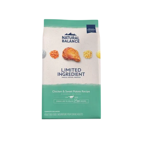 Natural Balance Pet Foods L.I.D. Adult Dry Dog Food Chicken & Sweet Potato 24lb - Image 2