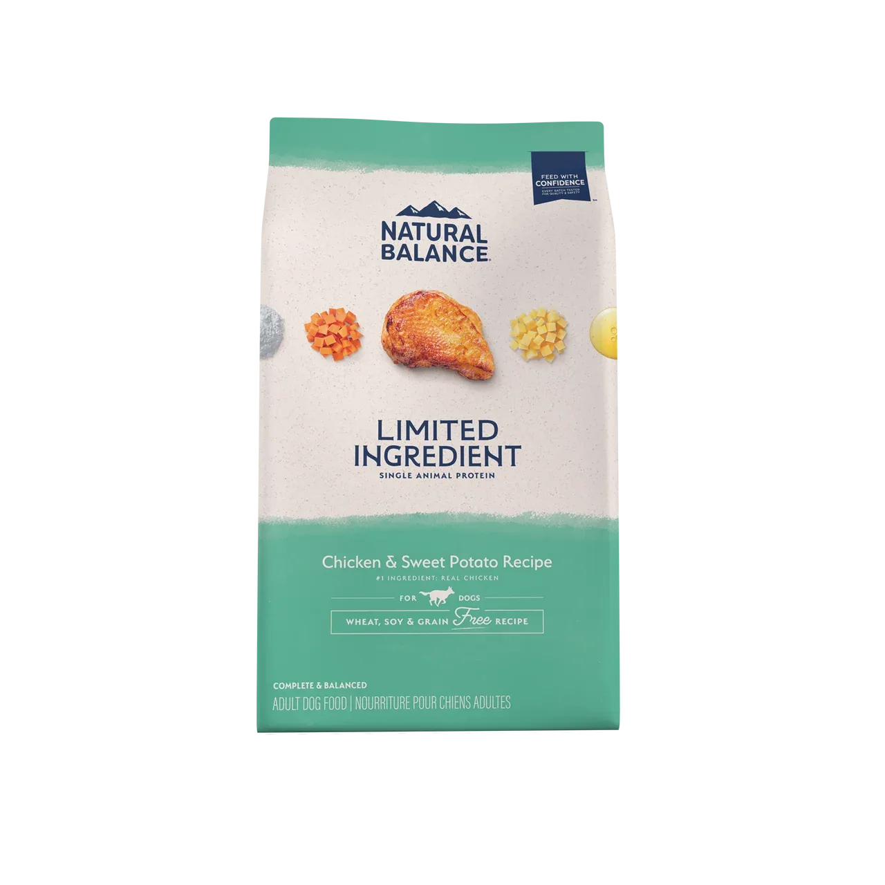 Natural Balance Pet Foods L.I.D. Adult Dry Dog Food Chicken & Sweet Potato 4lb