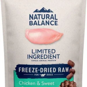 Natural Balance Pet Foods L.I.D. Freeze Dried Dog Food Chicken Sweet Potato, 1ea/6 oz