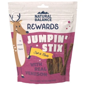 Natural Balance Pet Foods L.I.D Grain Free Jumpin' Stix Dog Treats Standard Venison 4oz (DD)