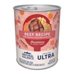 Natural Balance Pet Foods Ultra Premium Wet Dog Food Beef 12ea/13 oz