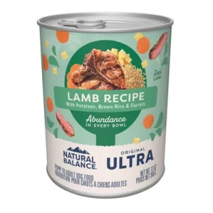 Natural Balance Pet Foods Ultra Premium Wet Dog Food Lamb 12ea/13 oz