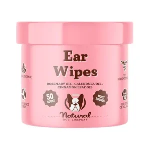 Natural Dog Company Ear Wipes for Dogs