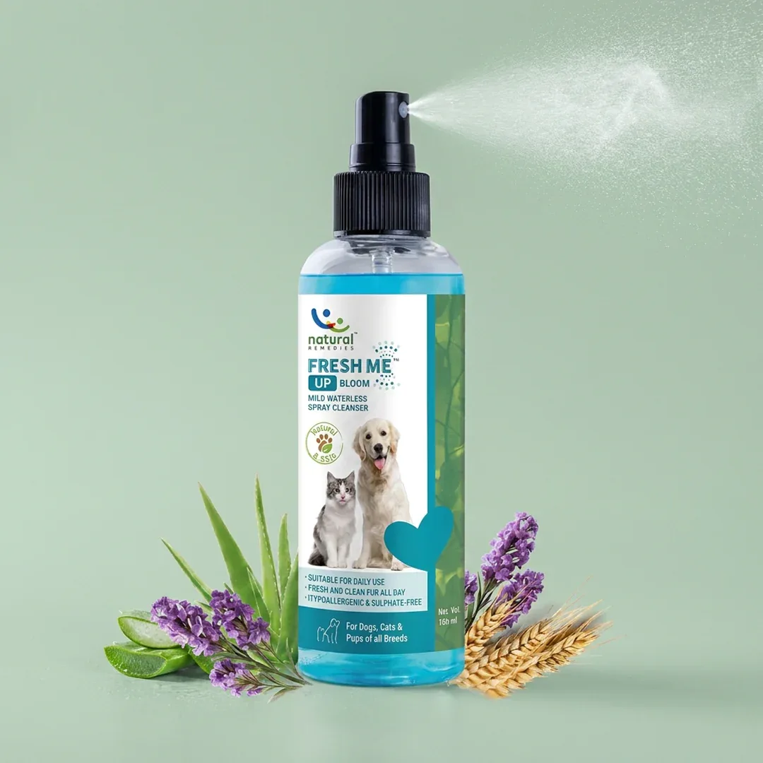 Natural Remedies Fresh Me Up Bloom Dry Shampoo for Dogs and Cats - Image 2