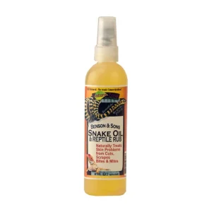 Nature Zone Benson & Sons Snake Oil and Reptile Rub 8 fl oz
