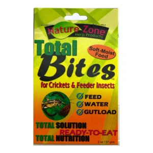 Nature Zone Cricket Total Bites with Spirulina - 2 oz Feeder Insect Gutload