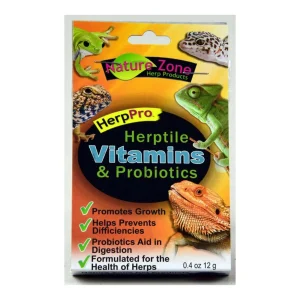 Nature Zone Herptile Vitamins and Probiotics Supplement, 0.4 oz