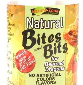 Nature Zone Natural Bites and Bits for Bearded Dragons 27 oz