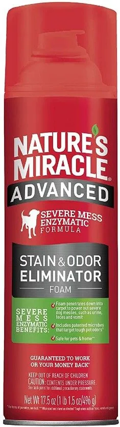 Nature's Miracle Advanced Enzymatic Stain & Odor Eliminator Foam