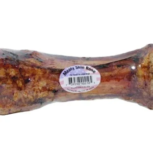 Natures Own Pet Chews Meaty Shin Dog Bone 10In