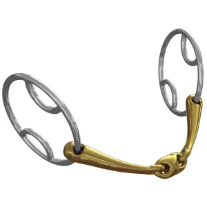Neue Schule Tranz Angled Lozenge Beval Bit - 14 mm mouth; 70 mm rings
