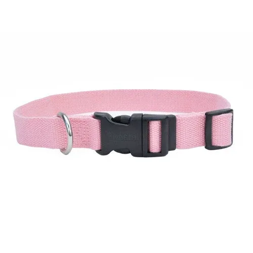 New Earth Soy Adjustable Dog Collar Rose 5/8 in x 8-12 in - Image 2