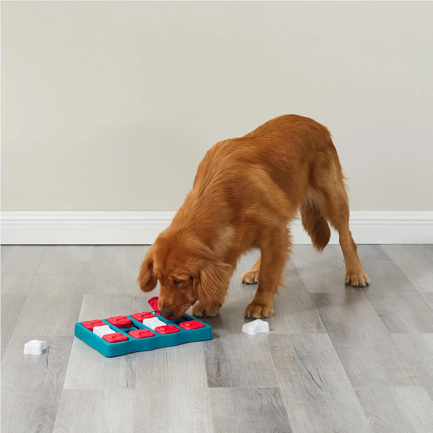 Nina Ottosson Dog Brick Interactive Treat Puzzle Dog Toy - Image 2