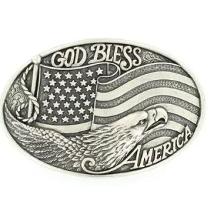 Nocona God Bless America Buckle 2